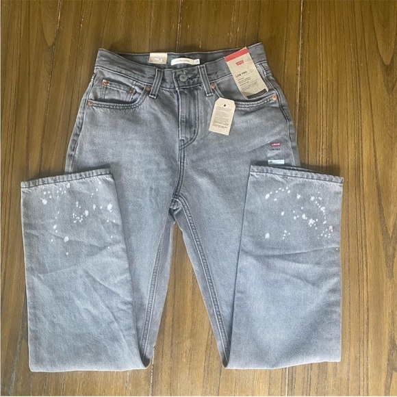 Levi’s Low Pro gray slouchy straight jeans - Picture 2 of 13